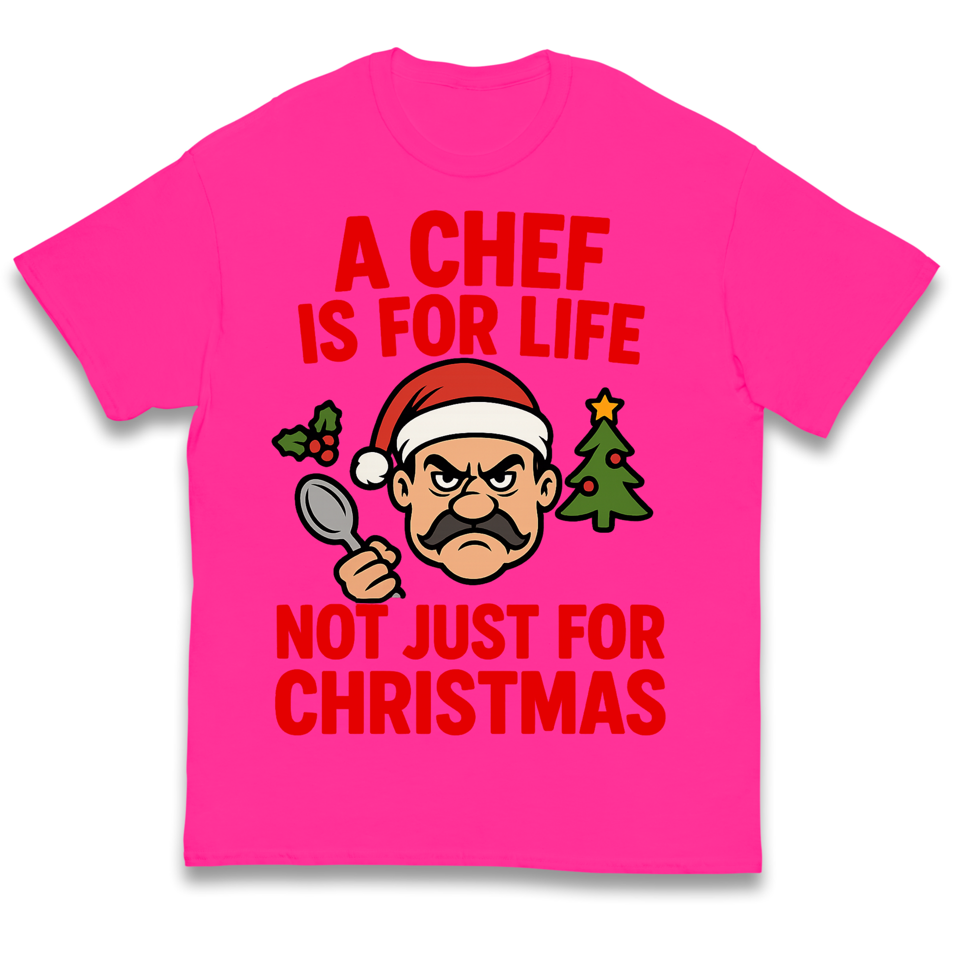 Chef Christmas Kids T Shirt