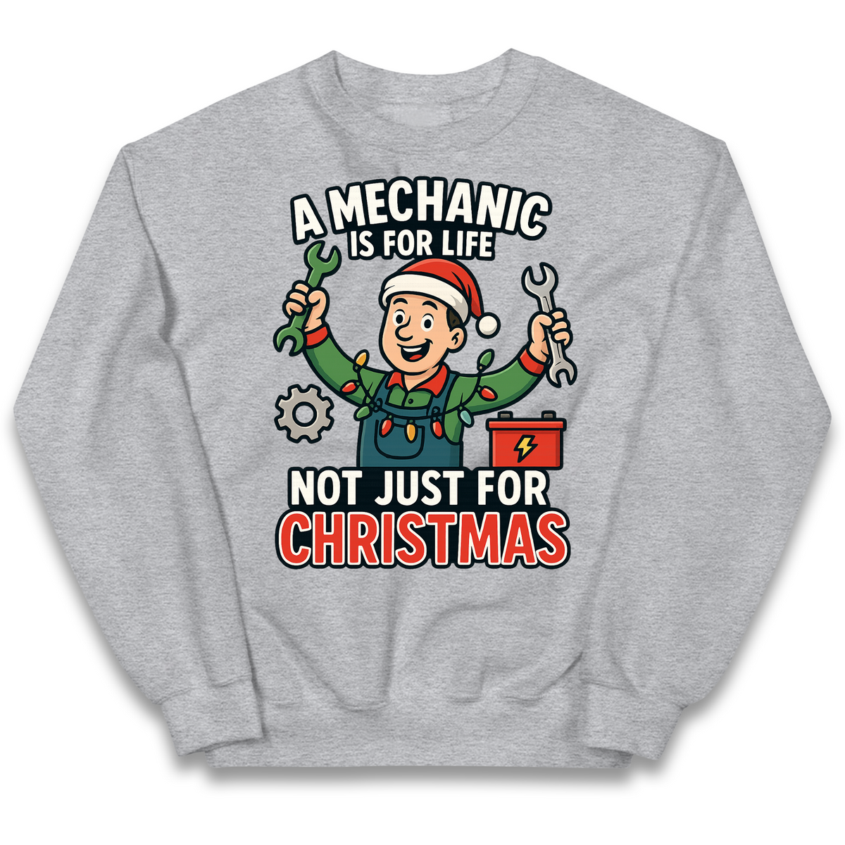 A Mechanic is for Life Not Just for Christmas Kids Jumper