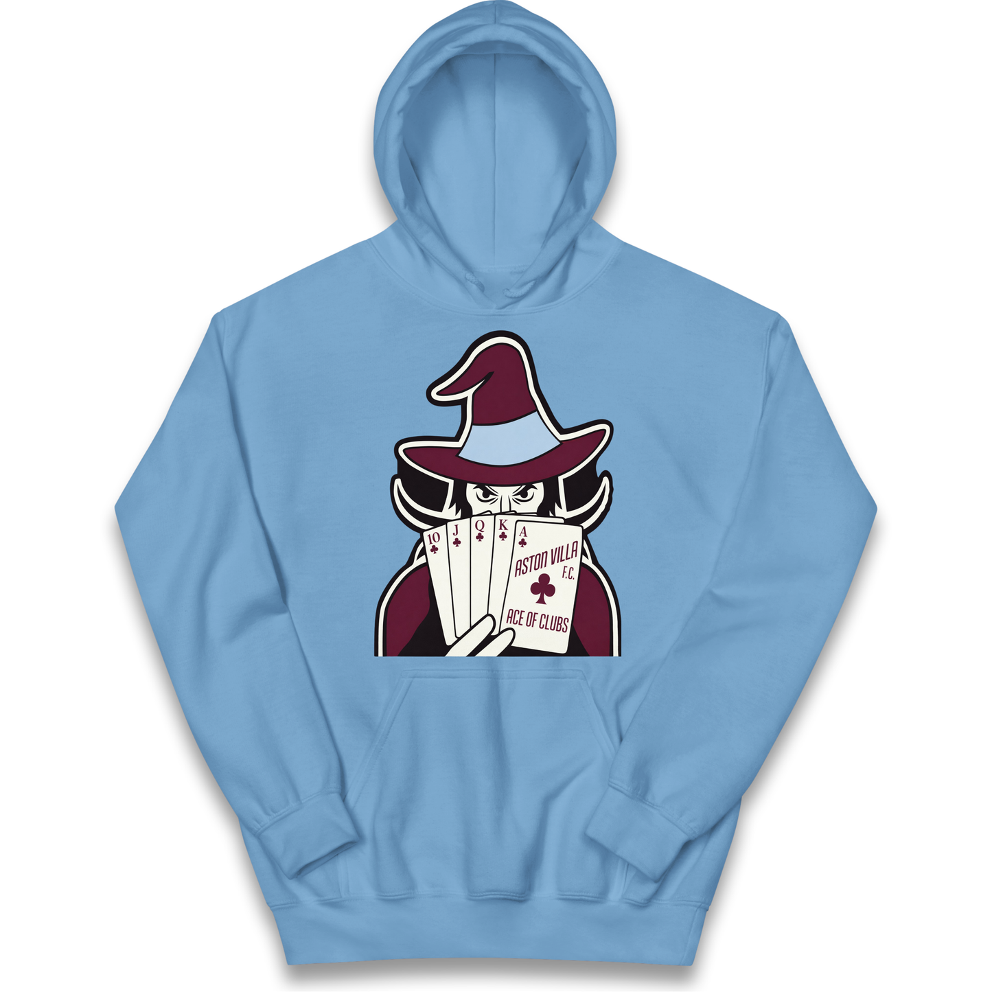 Aston Villa Ace of Clubs Banner Kids Hoodie