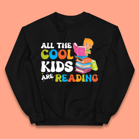 All The Cool Kids Are Reading Kids Jumper