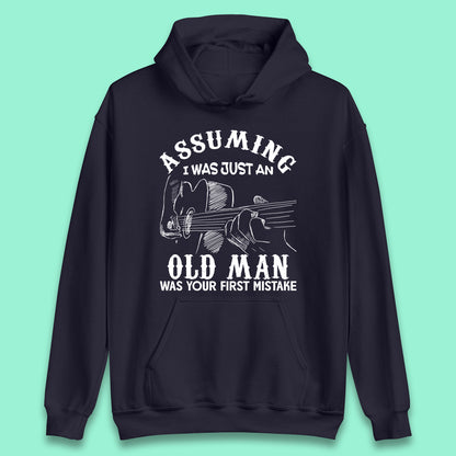 Guitarist Old Man Unisex Hoodie