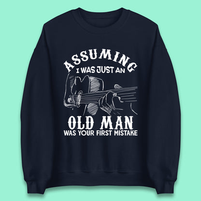 Guitarist Old Man Unisex Sweatshirt