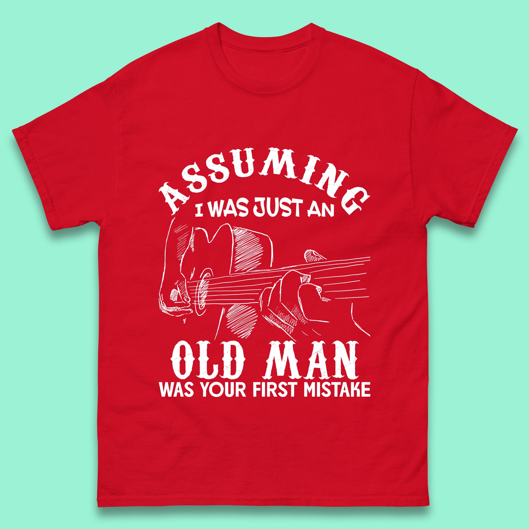 Guitarist Old Man T-Shirt