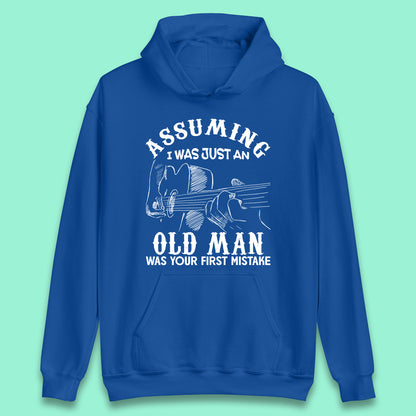 Guitarist Old Man Unisex Hoodie