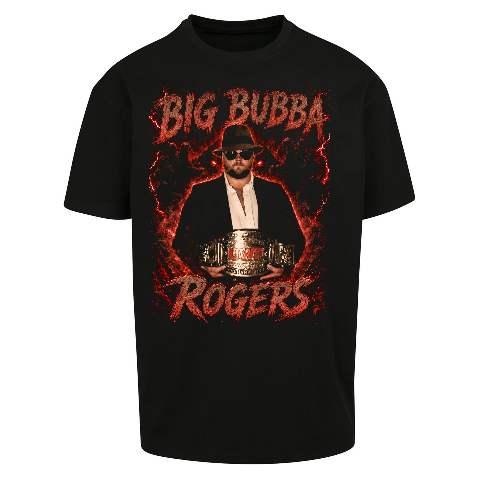 Big Bubba Rogers Big Boss Man WWF Oversized T Shirts 