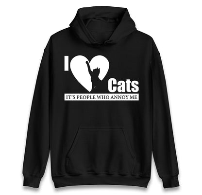i love cats hoodie