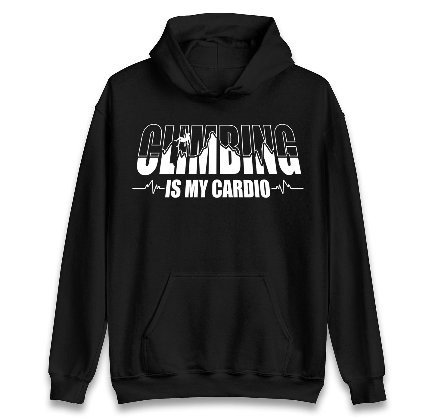 Climbing Is My Cardio Climbing hoodie