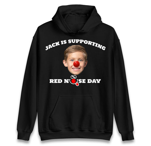 Supporting Red Nose Day hoodie