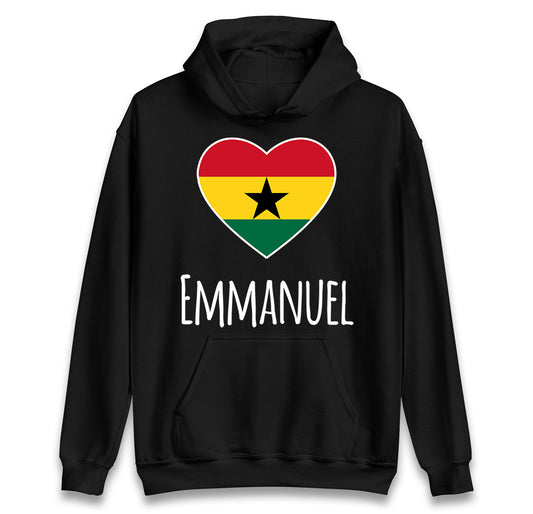 Ghana Heart Flag hoodie