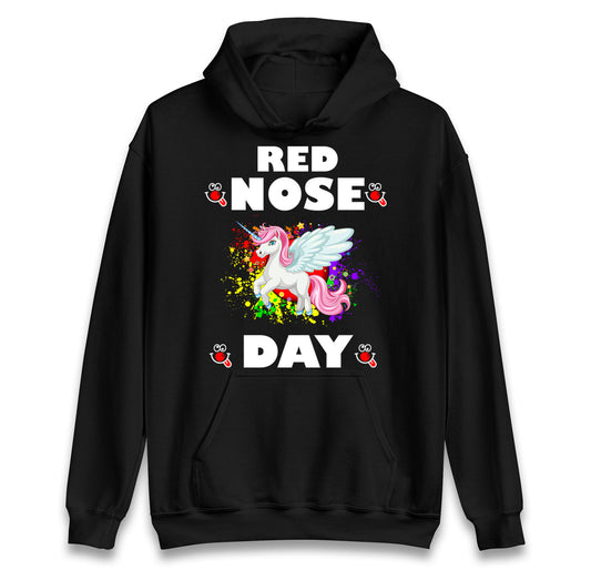 Unicorn Red Nose Day hoodie