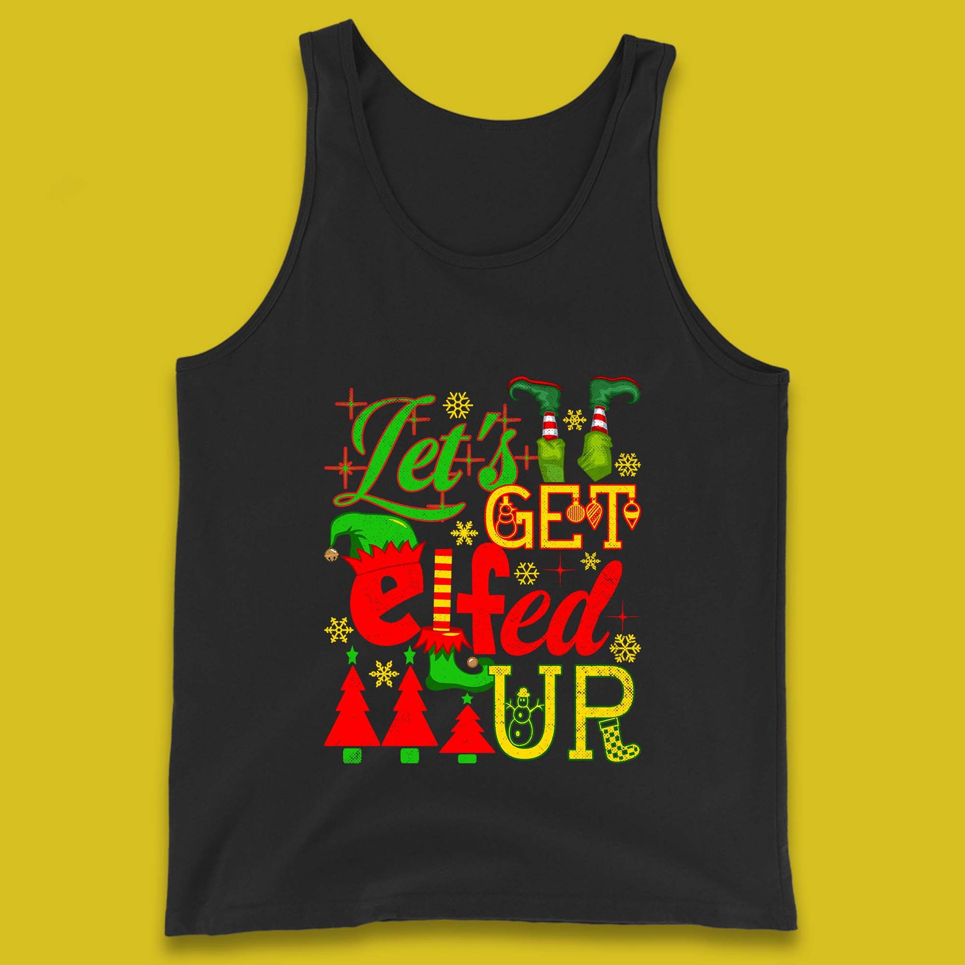 christmas elf tank top