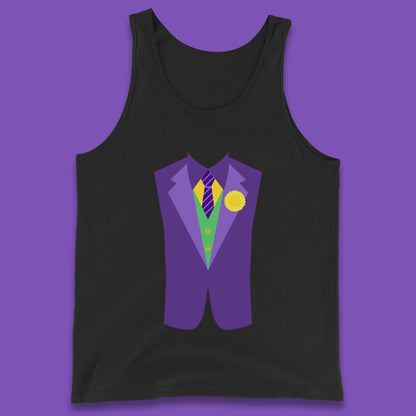 Funny Tuxedo Mardi Gras Tux Party Celebration Costume Tank Top