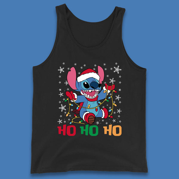 Happy Santa Stitch Christmas Tank Top