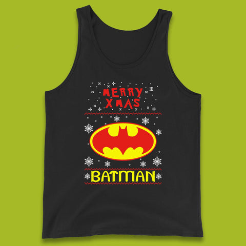 Merry Xmas Batman Tank Top