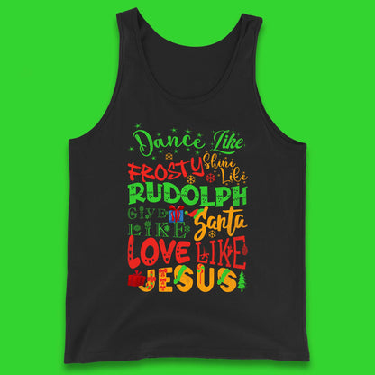 Dance Like Frosty Christmas Tank Top