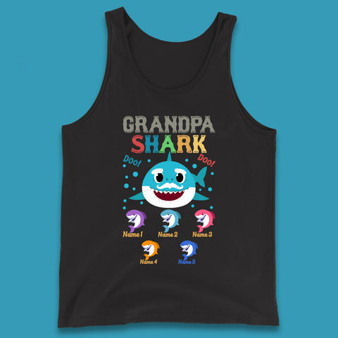 Personalised Grandpa Shark Tank Top