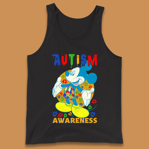 Autism Awareness Mickey Mouse Tank Top