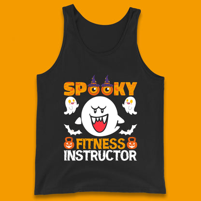 Halloween Spooky Fitness Instructor Super Mario Boo Halloween Costume Tank Top