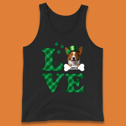 Personalised Love St. Patrick's Dog Tank Top