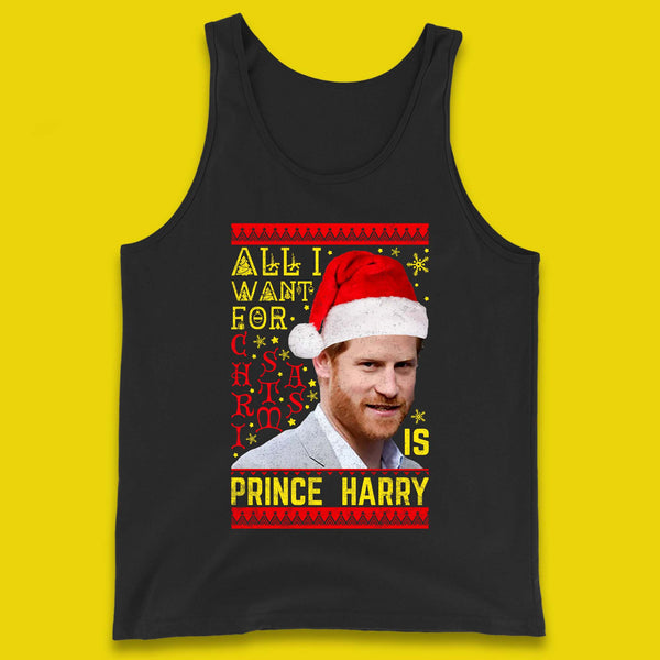 Prince Harry Christmas Tank Top