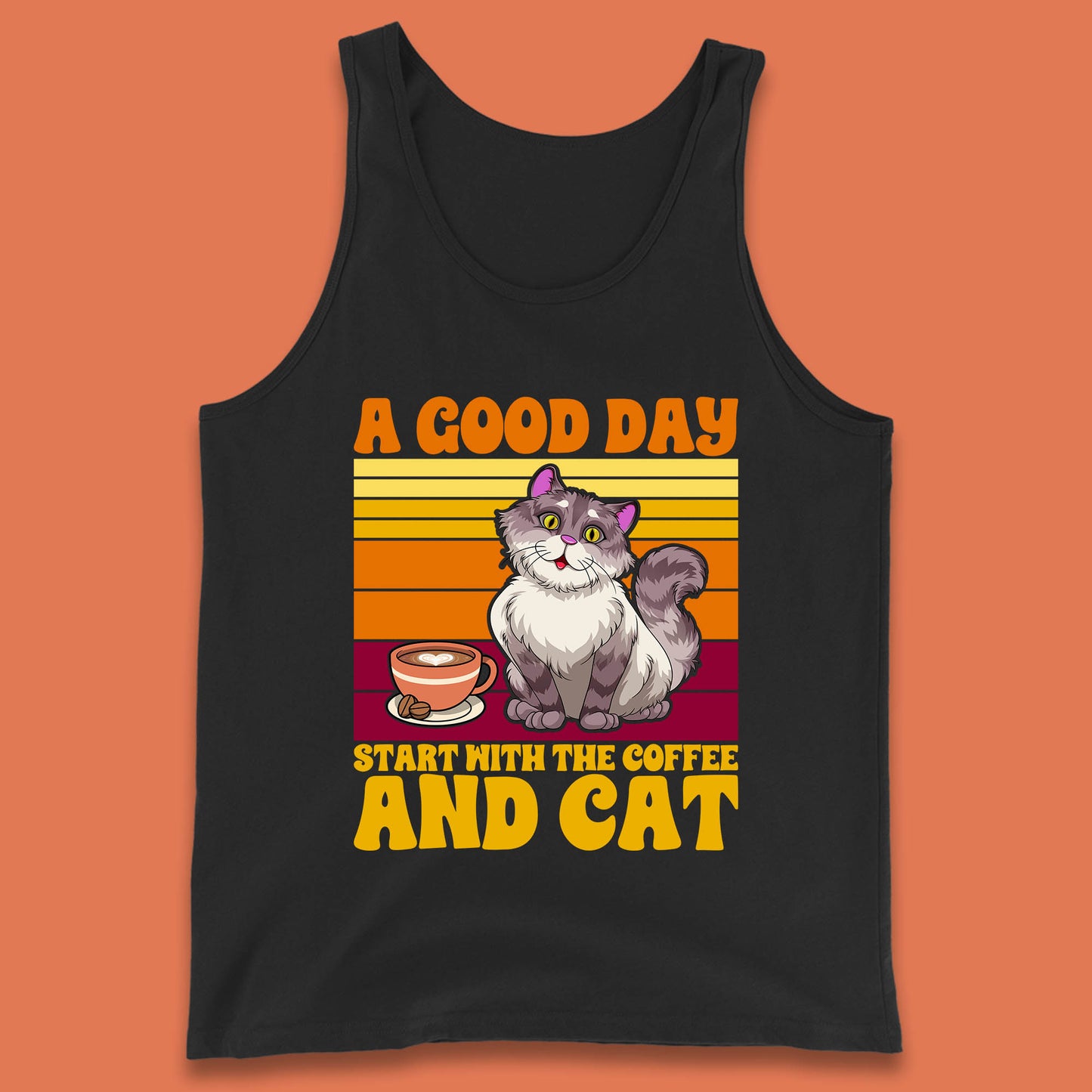 A Good Day Start With The Coffee And Cat T Shirt