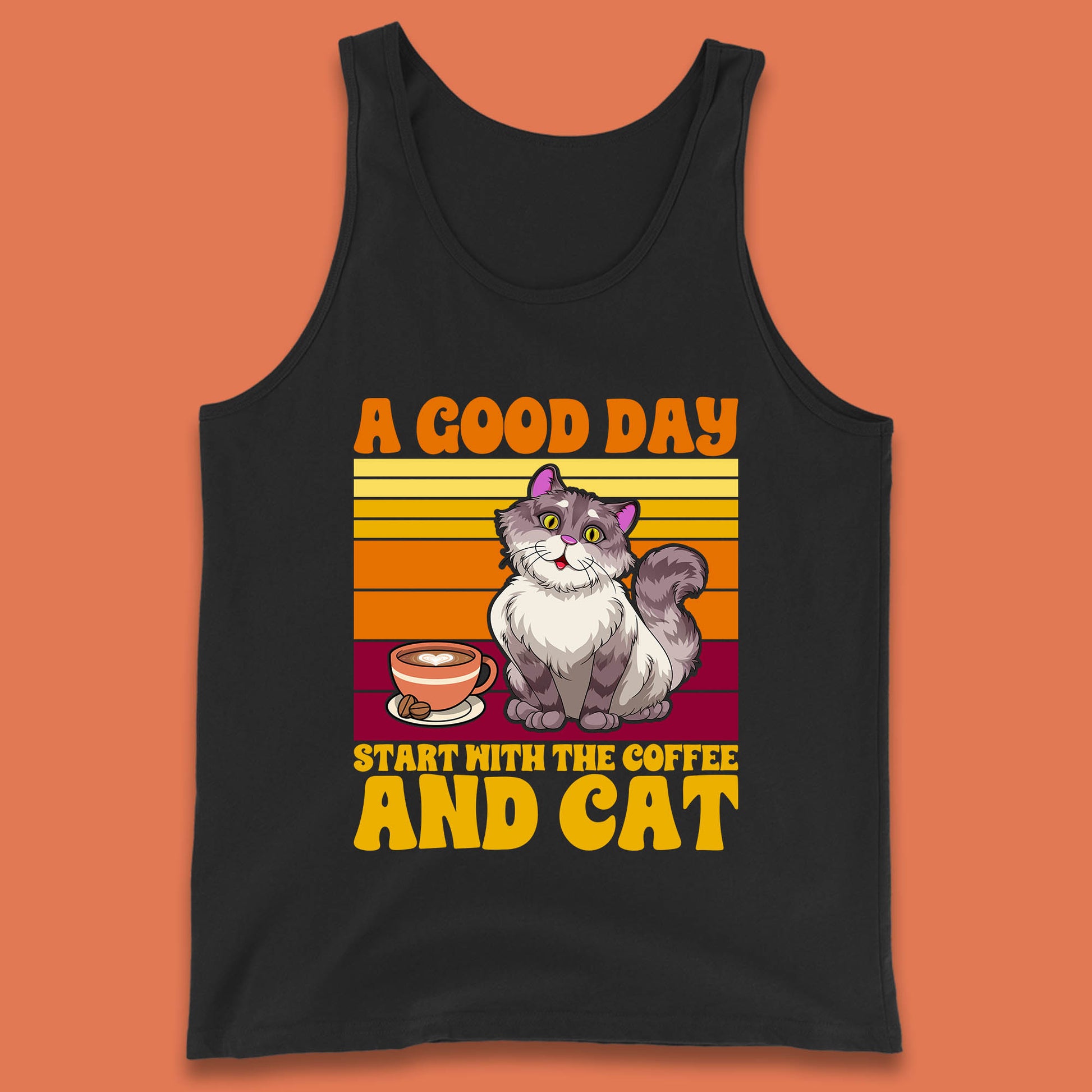 A Good Day Start With The Coffee And Cat T Shirt