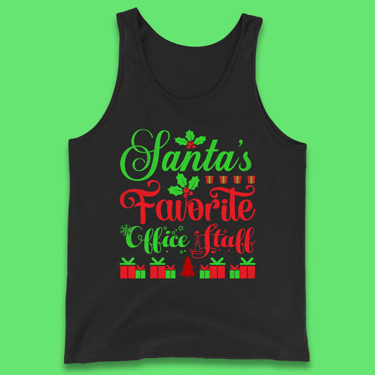Office Staff Christmas Tank Top
