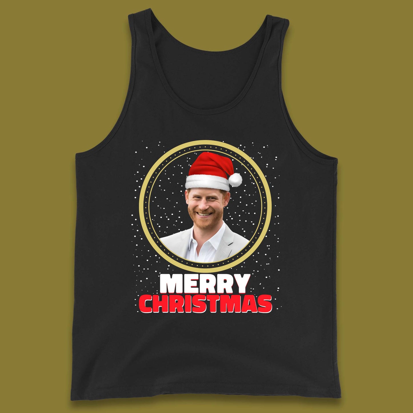 Prince Harry Christmas Tank Top