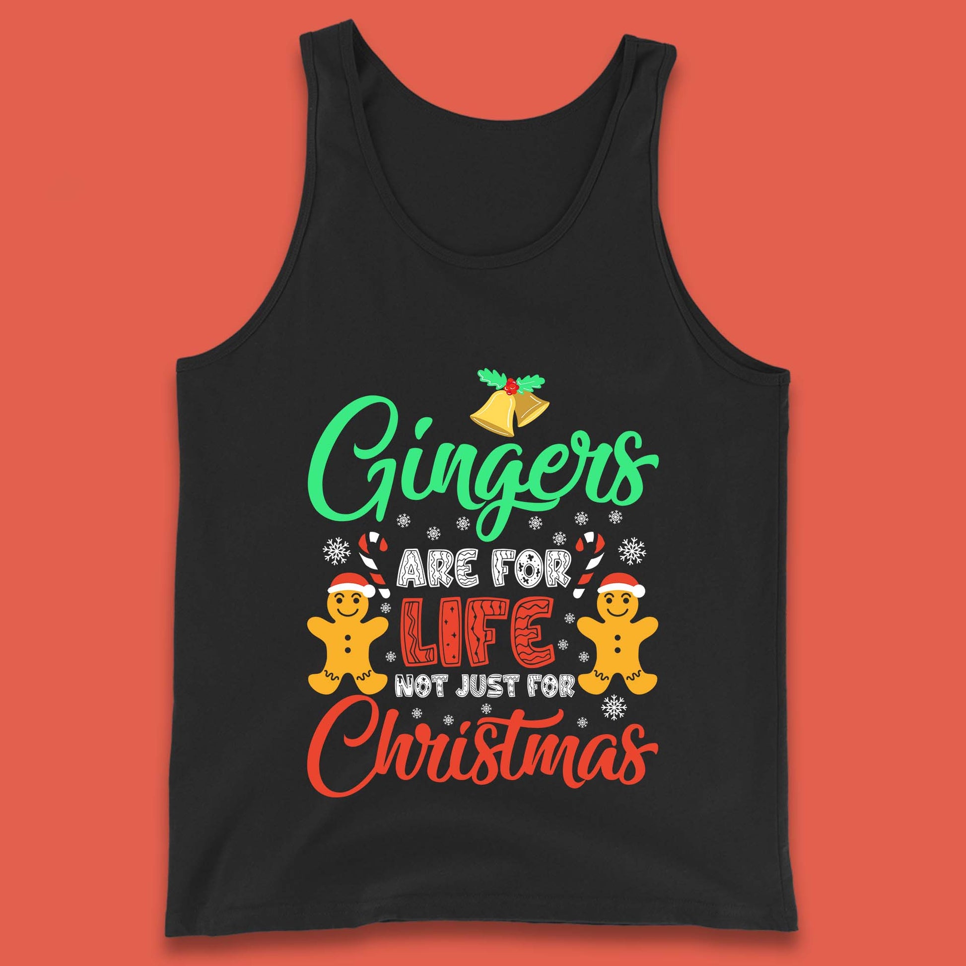 gingerbread christmas tank top