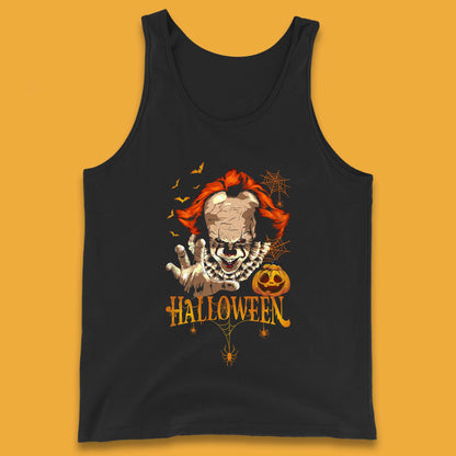 Halloween IT Pennywise Clown Horror Scary Movie Fictional Character Tank Top