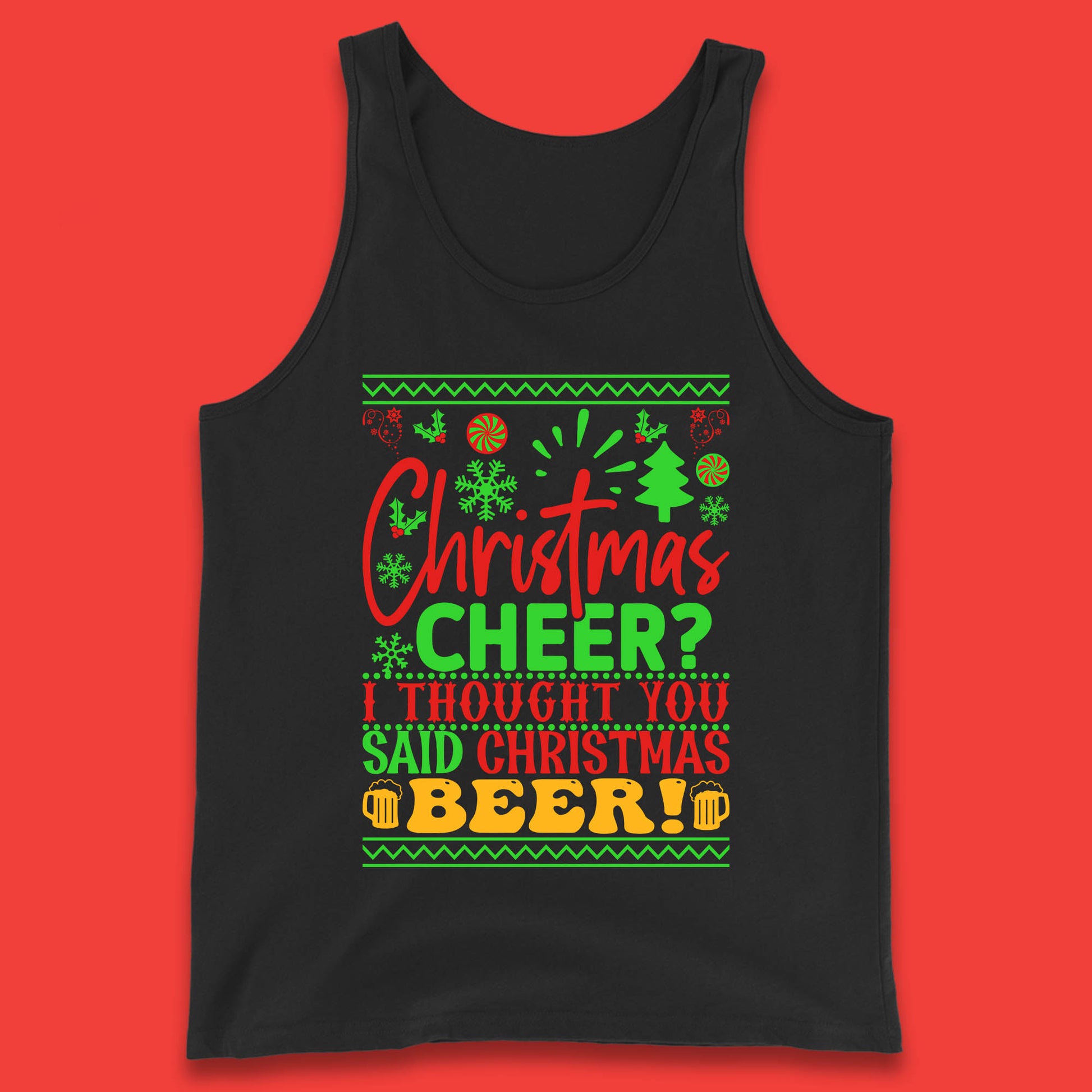 christmas cheer tank top