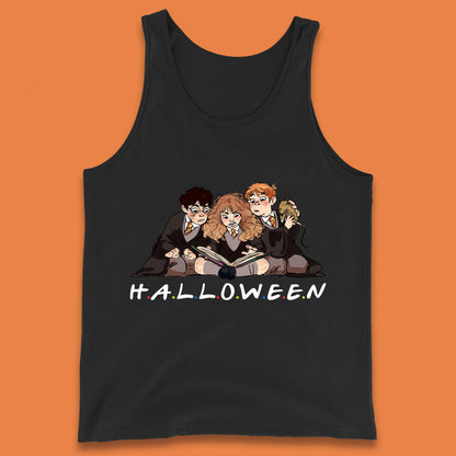 Halloween Harry Potter Series Character Harry, Ron and Hermione Friends Movie Spoof Fantasy Novels Film  Tank Top