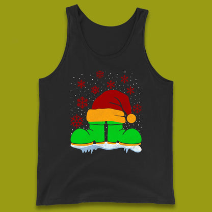Santa Shoe Christmas Tank Top