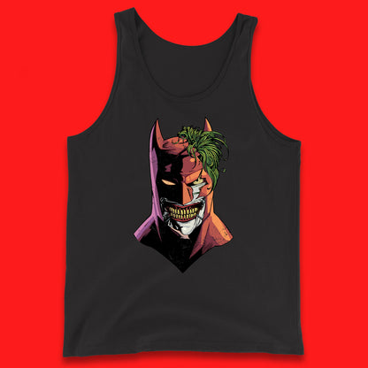 DC Comics Batman Mouth Wall Batman X The Joker Spoof Supervillain Comic Book Character Tank Top
