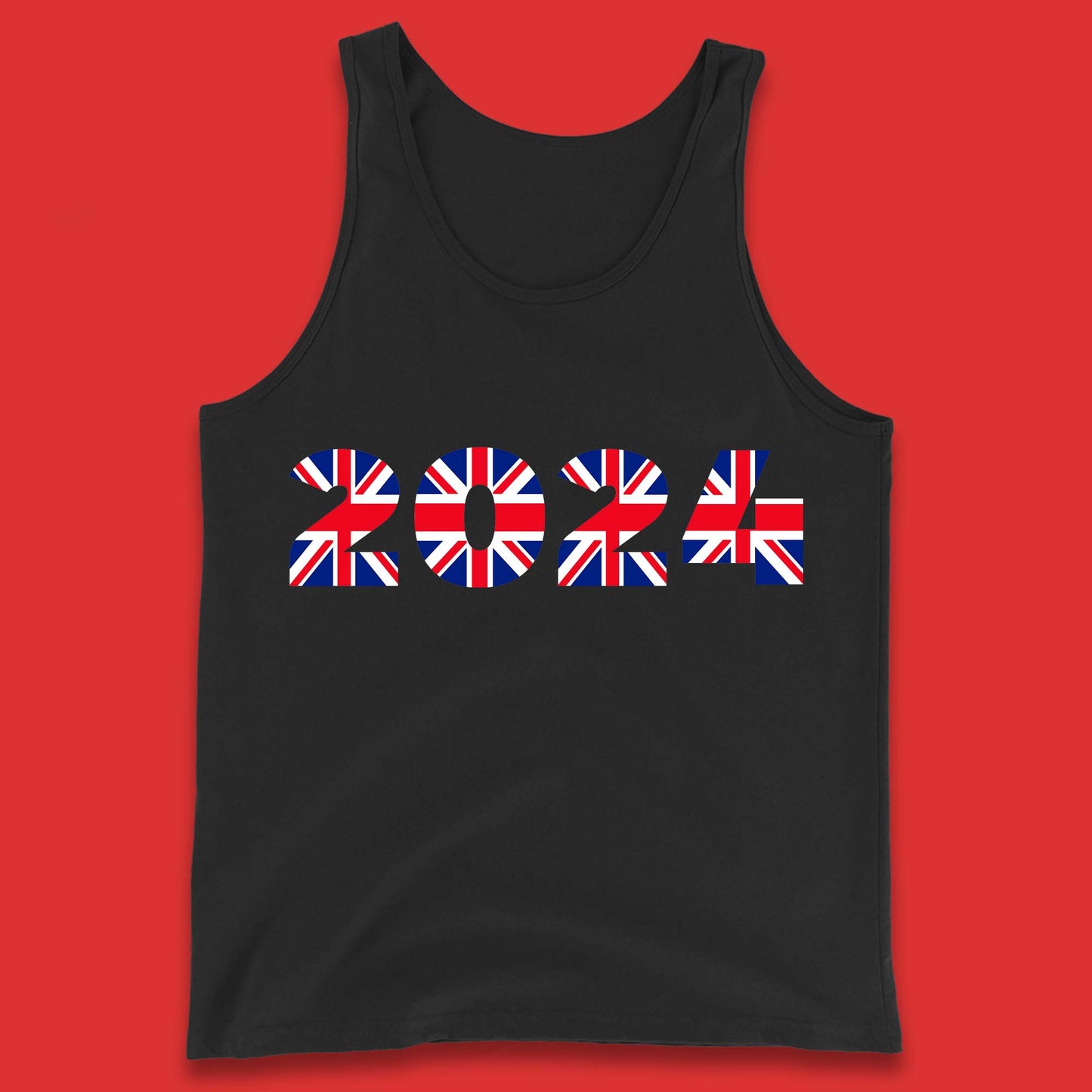 New Year 2024 UK Flag Tank Top