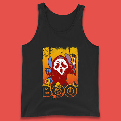 Stitch Scream Ghostface Disney Halloween Horror Movie  Disney Lilo & Stitch Tank Top