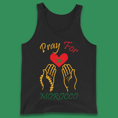 Pray For Morocco Stay Strong Morocco Earthquake Support Tank Top