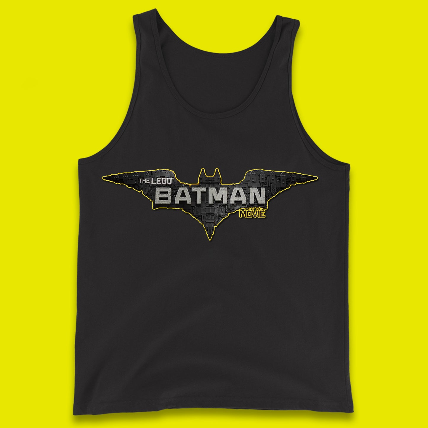 The Lego Batman Movie Computer Animated Superhero Comedy Film DC Comics Lego Batman Tank Top