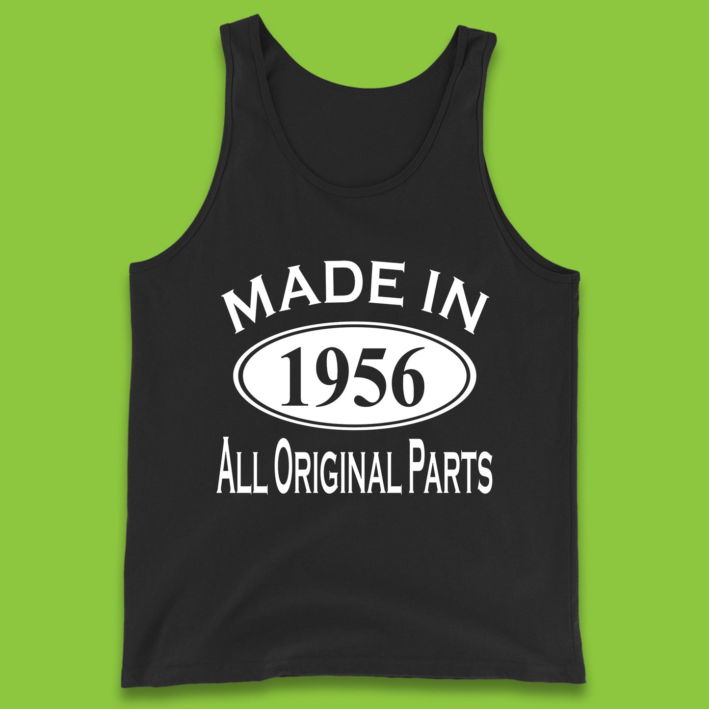 Made In 1956 All Original Parts Vintage Retro 67th Birthday Funny 67 Years Old Birthday Gift Tank Top