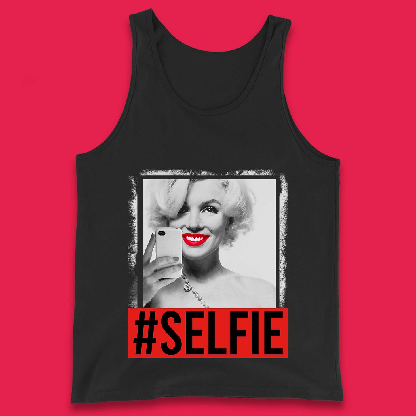 Marilyn Monroe #selfie American Actress Model Singer Hollywood Stars Tank Top
