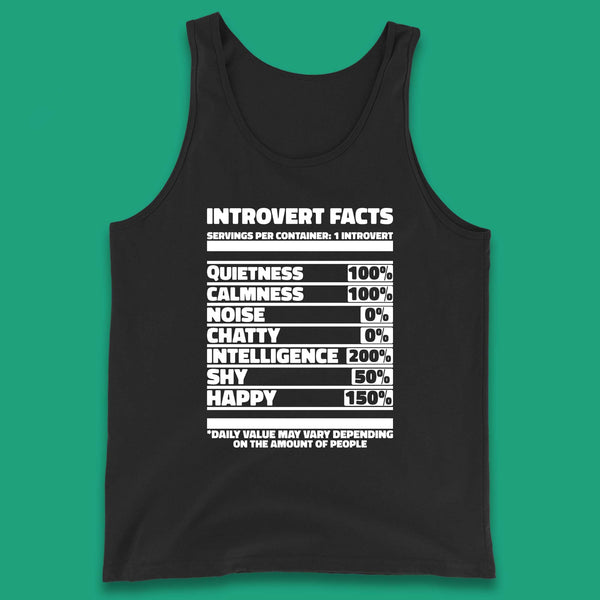 Introvert Facts Tank Top