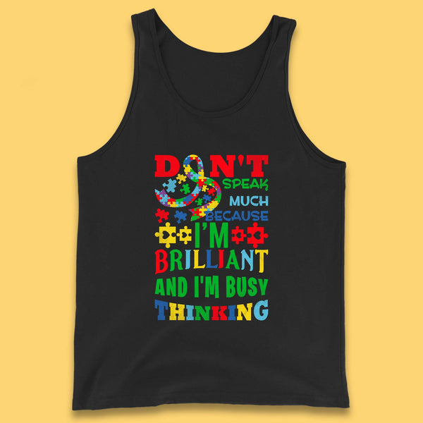 Autism Busy Thinking Tank Top