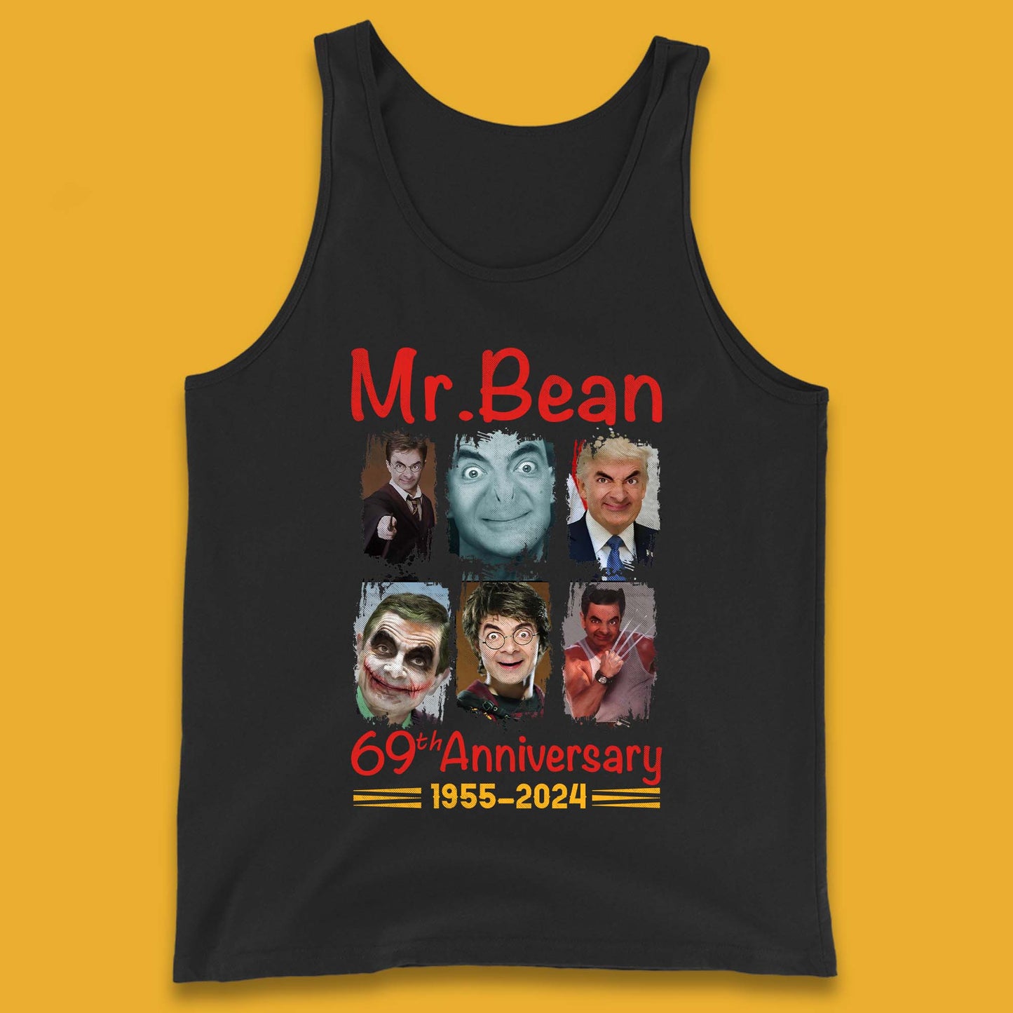 Mr. Bean 69th Anniversary Tank Top