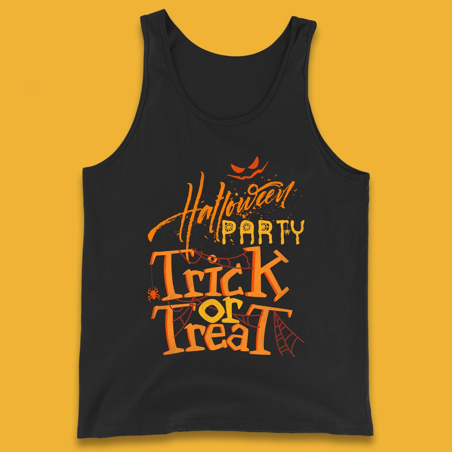 Happy Halloween Trick Or Treat Horror Scary Spooky Vibes Tank Top