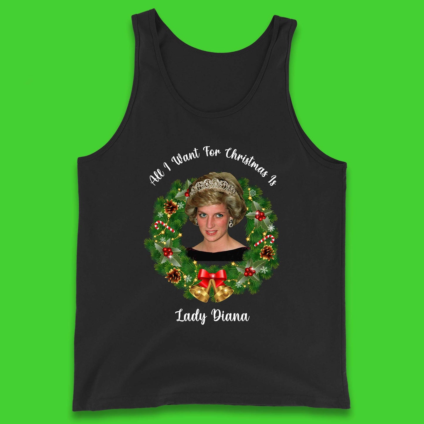Lady Diana Christmas Tank Top