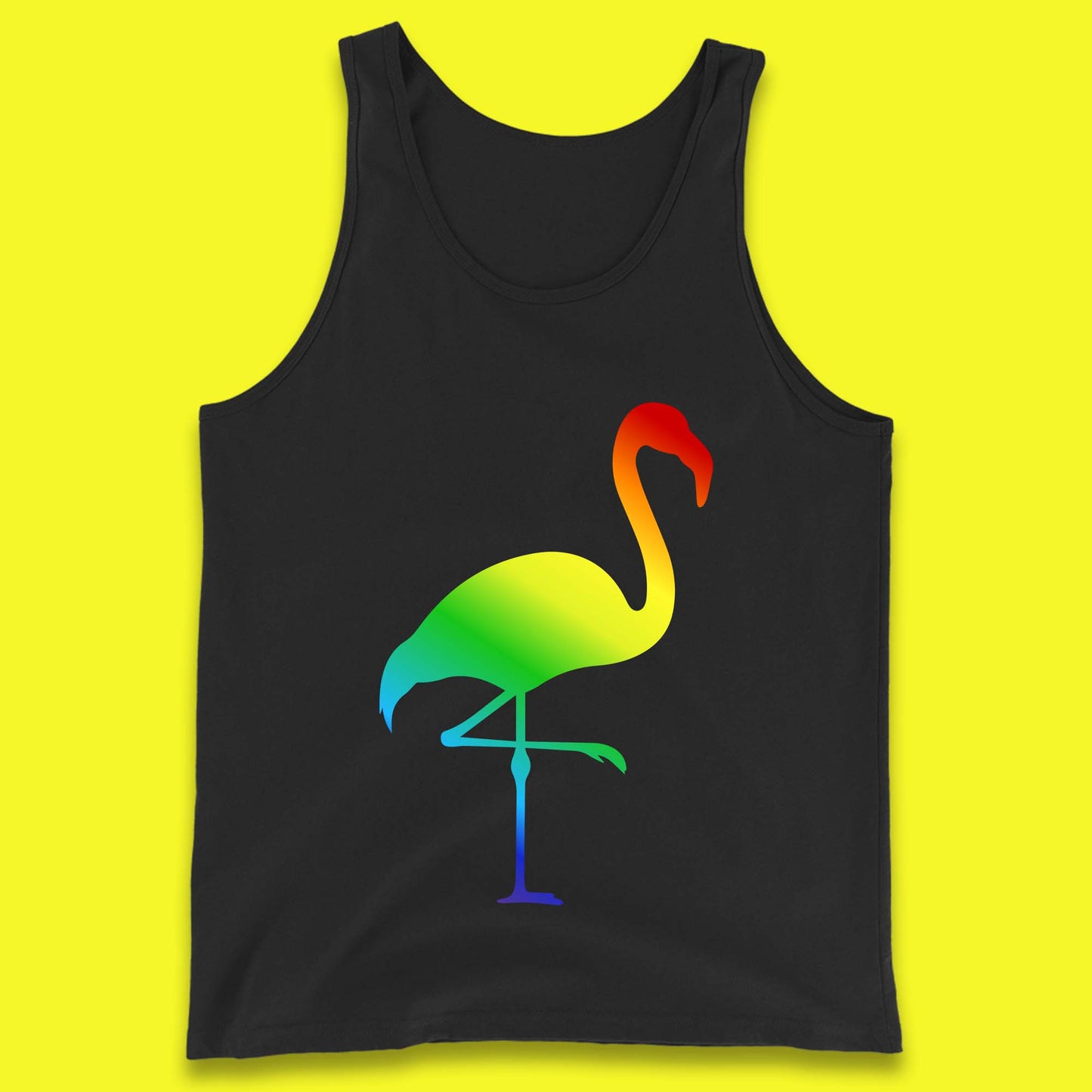 Rainbow Flamingo LGBTQ Gay Rights Pride Parade LGBT Flamingo Lovers Tank Top