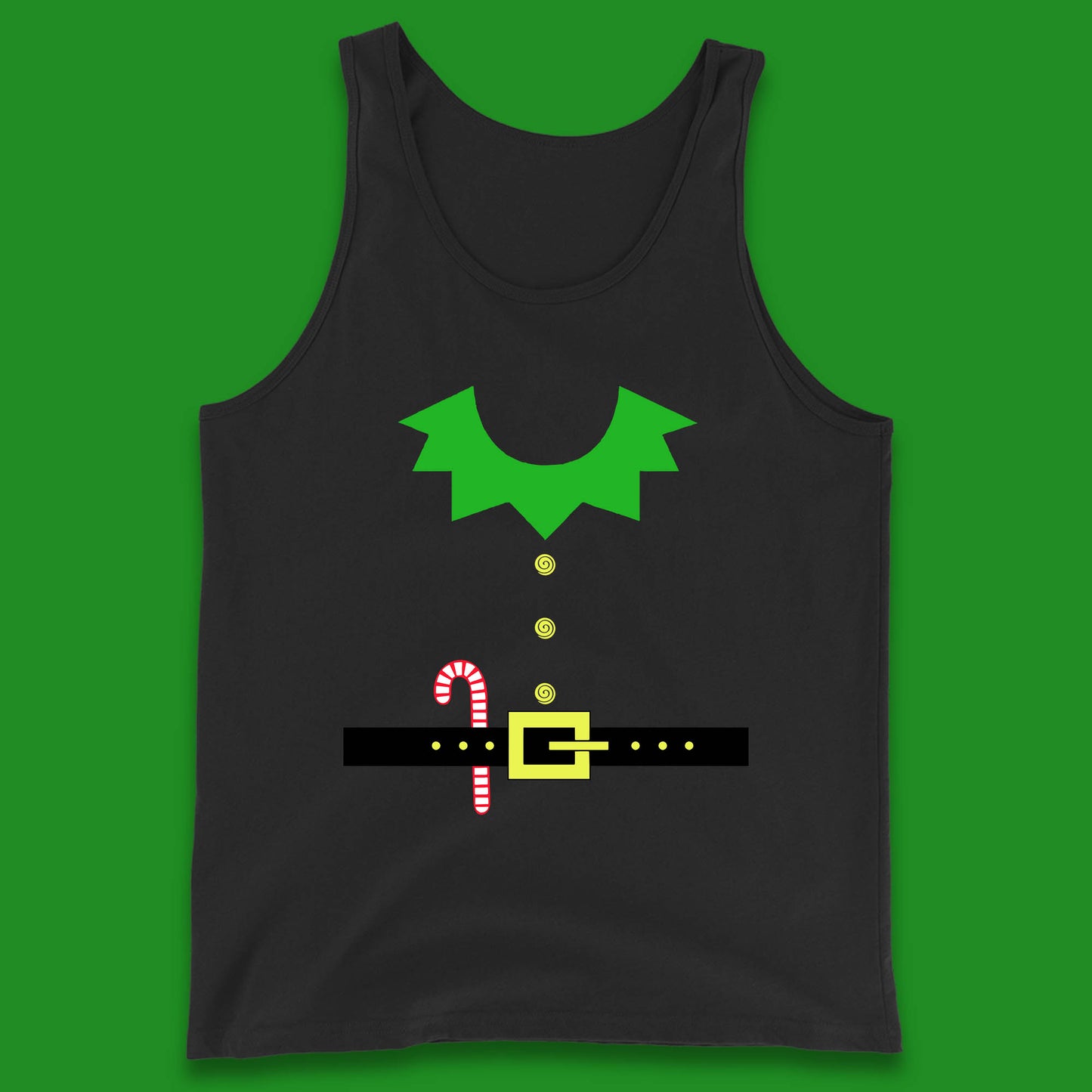 christmas elf costume christmas candy tank top