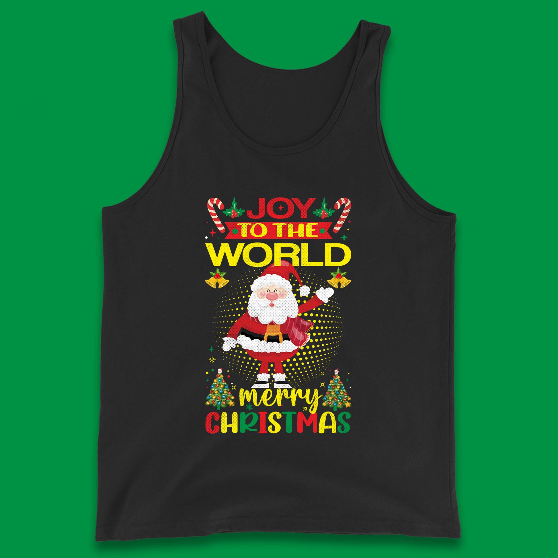 joy to the world christmas tank top