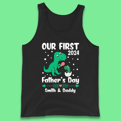 Personalised First Father's Day Tank Top