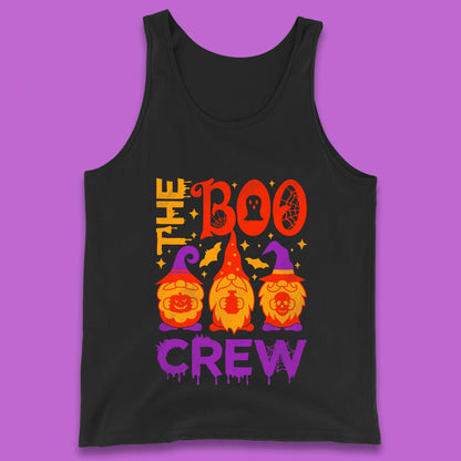 The Boo Crew Halloween Gnomes Squad Horror Scary Spooky Matching Costume Tank Top